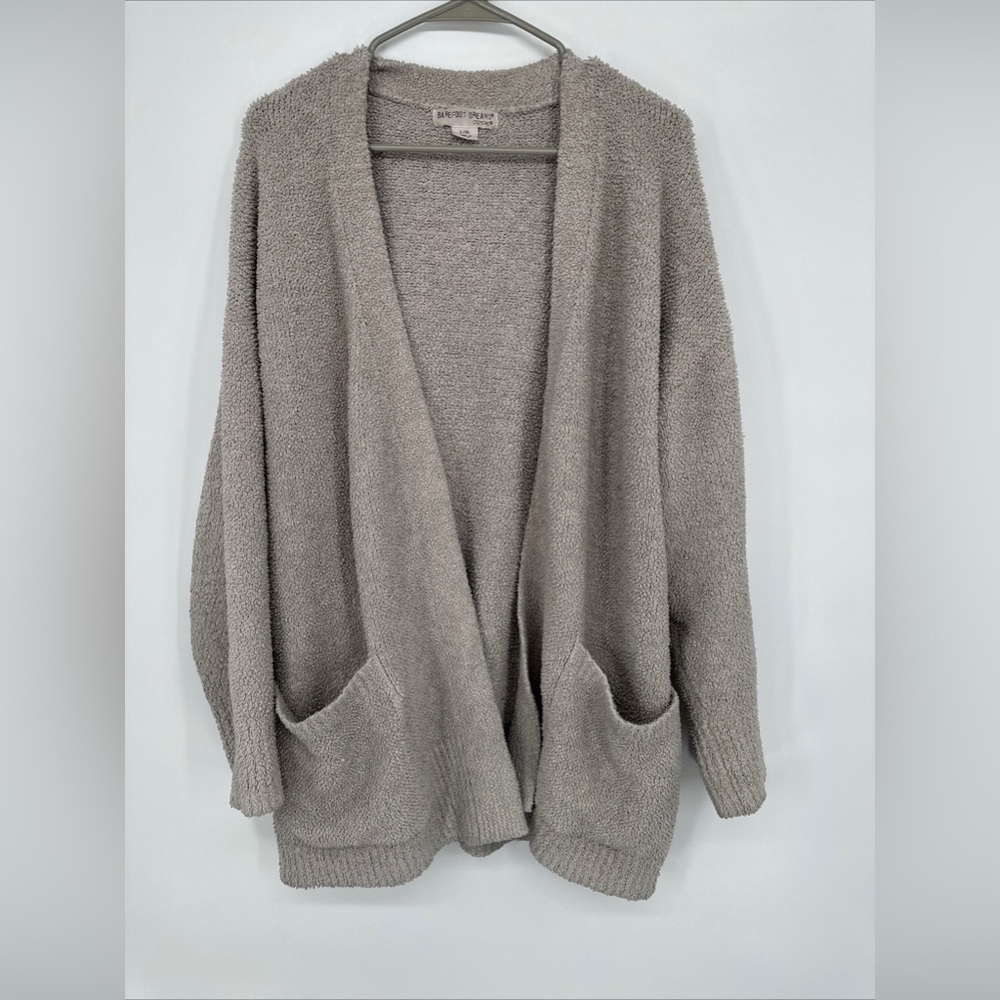 Barefoot Dreams CozyChic Cali Cardi size L/XL gray cardigan